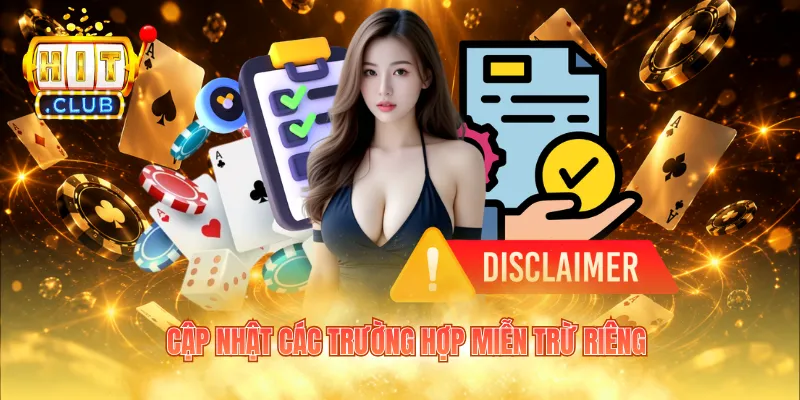 Cập nhật các trường hợp miễn trừ cho cổng game