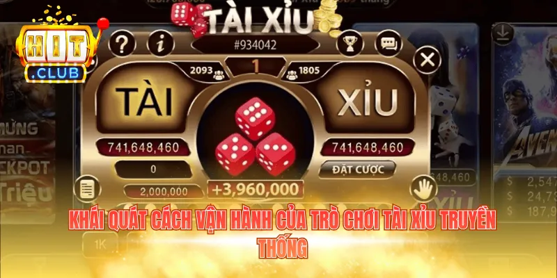 Khái quát cách vận hành của trò chơi tài xỉu truyền thống