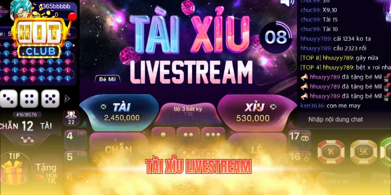 tài xỉu livestream